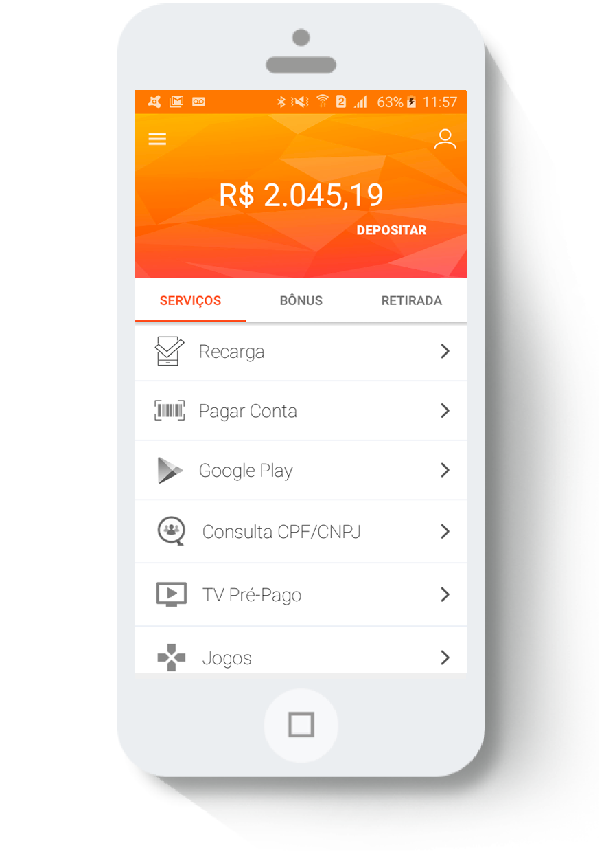 Pagamento de Contas - Rede Celcoin - Revenda Recargas, Pagamento